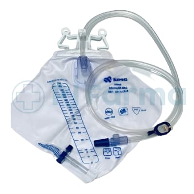 Bolsa  De Orina Descartable Estéril 2000 Ml Nipro Unid1