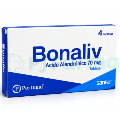 Bonaliv (Ácido Alendrónico) 70 Mg Portugal Tab. Caja X 4 Unid
