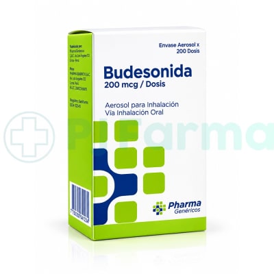 Budesonida 200 Mcg Pharma Genéricos Inhalador