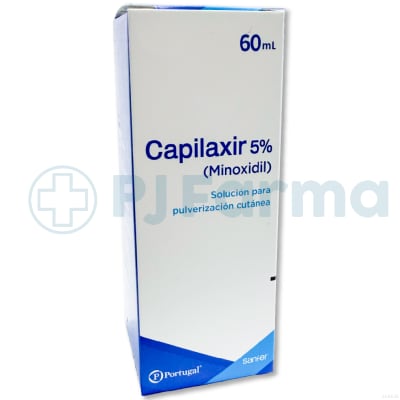 Capilaxir 5%(Minoxidil)Sol. Para Pulverización  Cutánea Portugal Frasco X 60 Ml1
