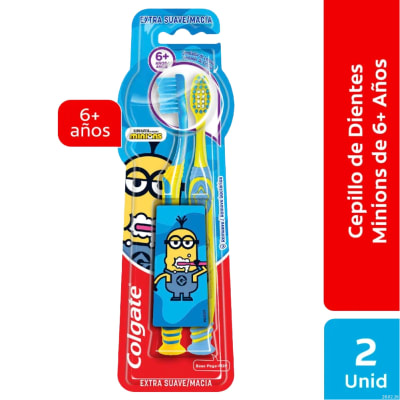 Cepillo Dental Para Niños Colgate 6+ Mnions Pack X 2 Und1