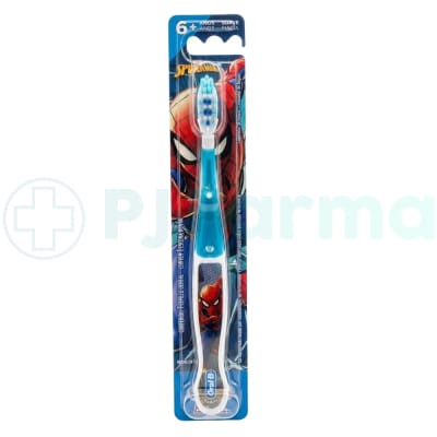 Cepillo Dental Para Niños (Suave) Oral-B 6+ Spider-Man X Unid