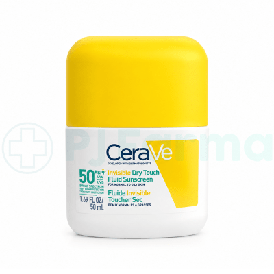 PROTECTOR SOLAR FLUIDO INVISIBLE OIL CONTROL SPF 50+ CERAVE POTE X 50ML