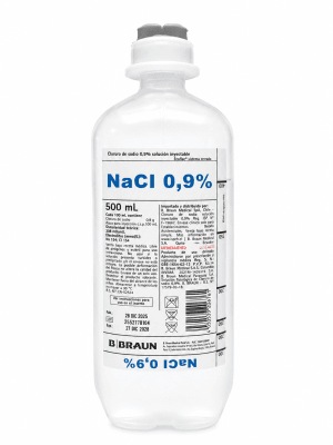 Cloruro de sodio 0.9% 500 ML BRAUN