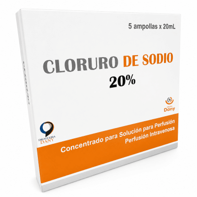 Cloruro De Sodio 20% Amp. Dany Caja X 5 Unid