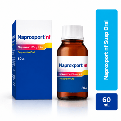 Naproxport  (Naproxeno) 125Mg/5Ml Portugal Susp. Oral Frasco X 60Ml