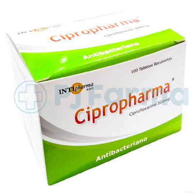 Cipropharma (Ciprofloxacino) 500 Mg Intipharma Tab.