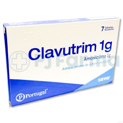 Clavutrim(Amoxicilina) 1G Portugal Tab.1