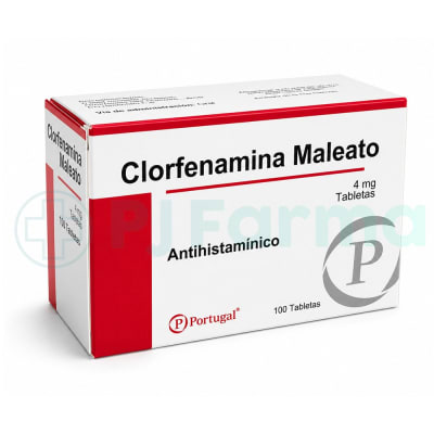 Clorfenamina Maleato 4Mg Tab. Portugal1