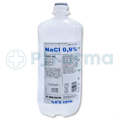 Cloruro de sodio 0.9% 1L Braun1