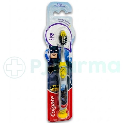 Cepillo Dental  Para Niños (Extra Suave) Colgate Smiles 6+ Batman X Unid