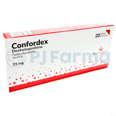 Confordex (Dexketoprofeno)25Mg Oqpharmaceutical Tab.1