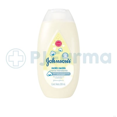Crema Hidratante Johnson´s  Baby Recién Nacido Frasco X 200 Ml