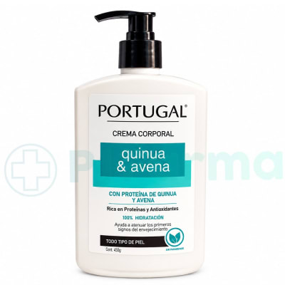 Crema Corporal Quinua & Avena Portugal Frasco X 450 Gr