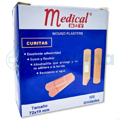 Curita Medical Caja X 100 Unid1