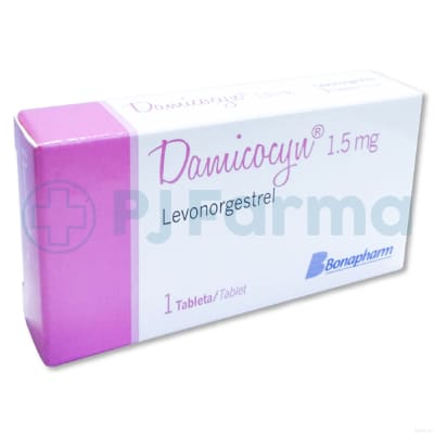 Damicocyn (Levonorgestrel) 1.5 Mg Tab. Bonapharm Caja X 1 Unid1