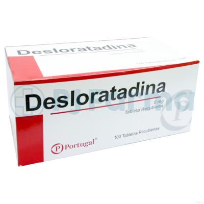 Desloratadina 5 Mg Tab. Portugal Caja X 100 Unid