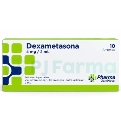 Dexametasona 4 Mg/2 Ml Amp Pharma Genéricos