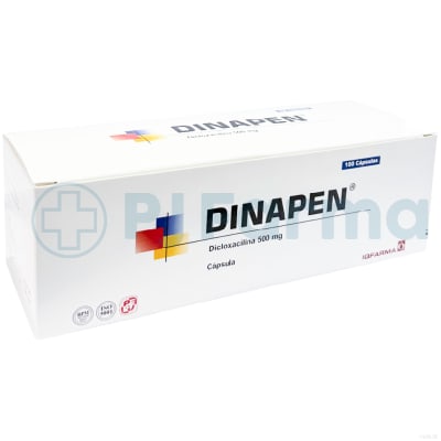 Dinapen (Dicloxacilina) 500Mg Caps. Iq Farma1