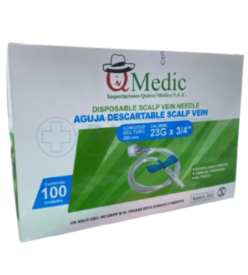 Alita # 23 G X 3/4 Iq Medic Caja X 100 Unid1