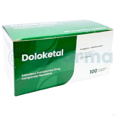 Doloketal (Ketorolaco Trometamina) 10 Mg Cobefar Tab.1