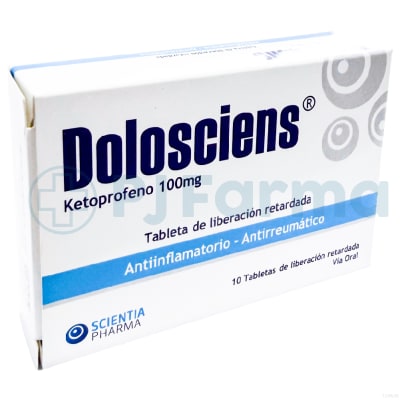 Dolosciens (Ketoprofeno) 100 Mg Scientia Pharma Tab.1