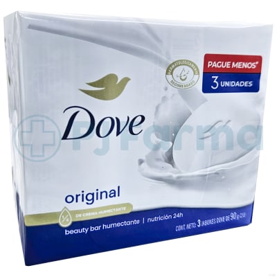Jabón  Dove Original 90Gr Pack X 3 Unid1