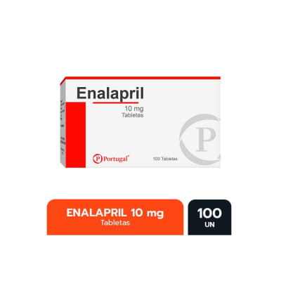 Enalapril 10Mg Portugal Tab. Caja X100 Und1