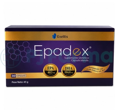 Epadex Suplemento  Dietético Caps. Exeltis Caja X 30 Unid