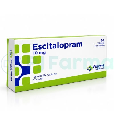 Escitalopram 10 Mg Tab. Pharma Genéricos