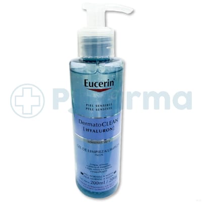 Gel Limpiador Facial Eucerin Dermatoclean Hyaluron  Frasco X 200Ml
