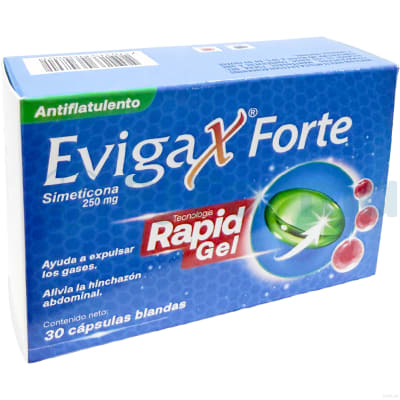 Evigax Forte (Simeticona) 250Mg Caps.1