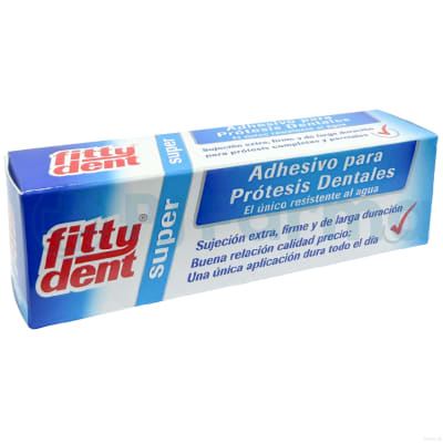 Adhesivo Para Prótesis Dentales Fitty Dent Tubo X 20 Gr