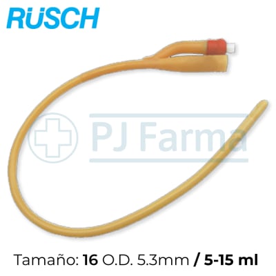 Sonda Foley N°16 - 2 Vías Rusch