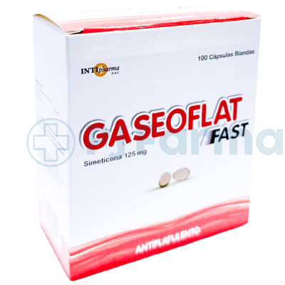 Gaseoflat Fast (Simeticona) 125 Mg Intipharma Caps.