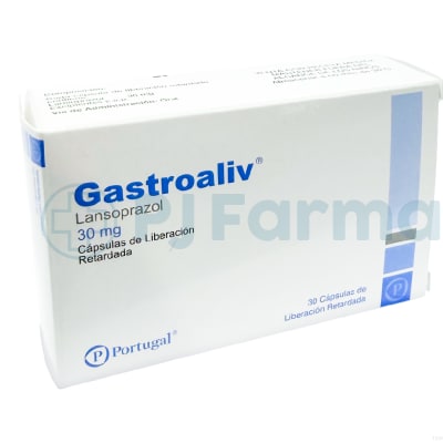 Gastroaliv (Lansoprazol) 30 Mg Portugal Caps.