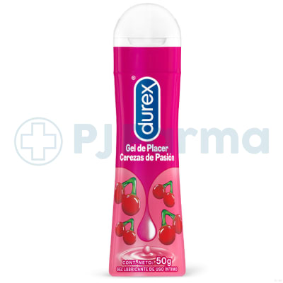 Gel  Lubricante De Placer Durex Play  Cerezas De Pasión Frasco X 50Gr