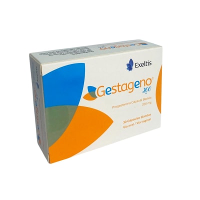 Gestageno (Progesterona) 200Mg Exeltis Caps. Caja X 30 Unid1