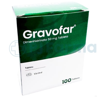 Gravofar (Dimenhidrinato) 50 Mg Cobefar Tab.1