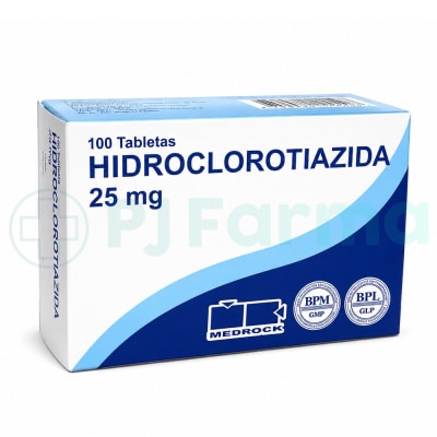 Hidroclorotiazida 25Mg Tab. Medrock1