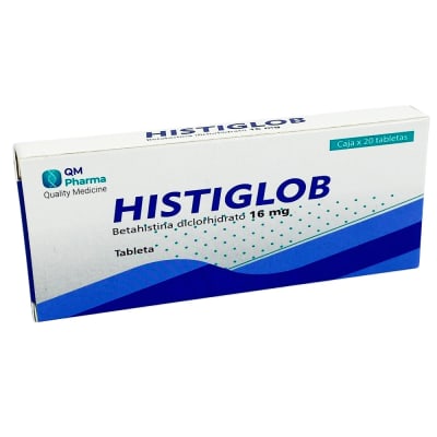 Histiglob  (Betahistina Diclorhidrato) 16Mg Qm Pharma Tab.1