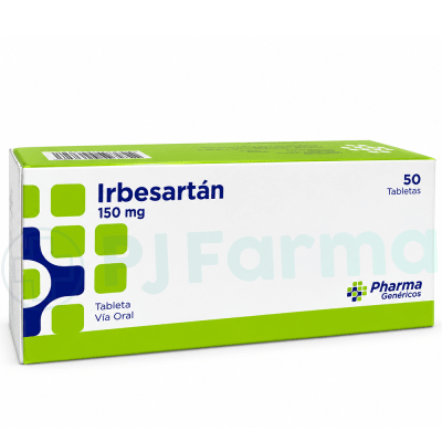 Irbesartan  150 Mg Caja X50 Tab. Pharma Genéricos1