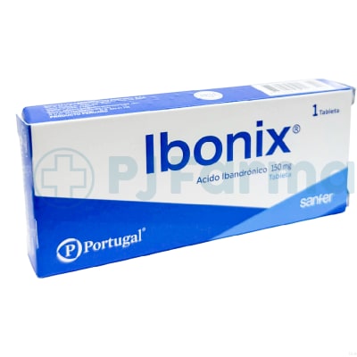 Ibonix (Acido Ibandrónico) 150 Mg Portugal Tab. Caja X 1 Unid1
