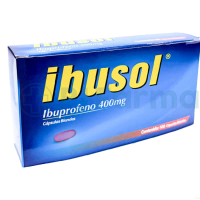 Ibusol (Ibuprofeno) 400 Mg Portugal Caps.