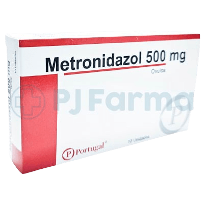 Metronidazol 500 Mg Óvulos Portugal Caja X 10 Unid1