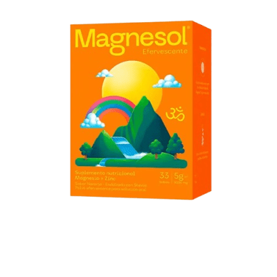 Magnesol Efervescente Naranja(Magnesio+Zinc)5G Caja X 33 Sobres