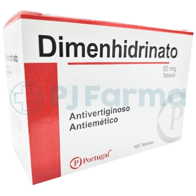 Dimenhidrinato 50Mg Tab. Portugal Caja X 100 Unid