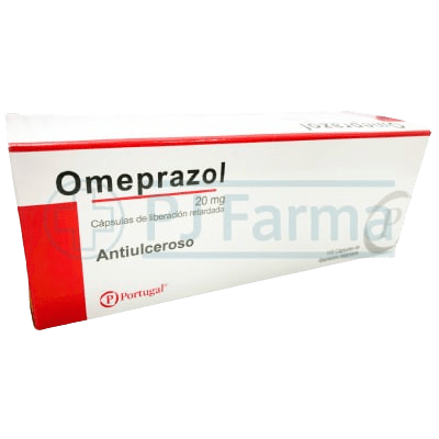 Omeprazol 20mg Caps. Portugal Caja X 100 Unid1