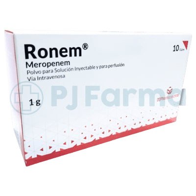 Ronem (Meropenem)1G Oqpharmaceutical Amp. Caja X 10 Unid1