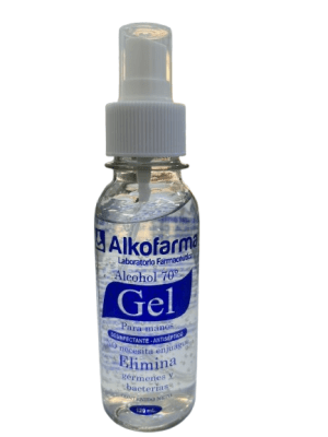 Alcohol En Gel 120ml De 70 ° Alkofarma